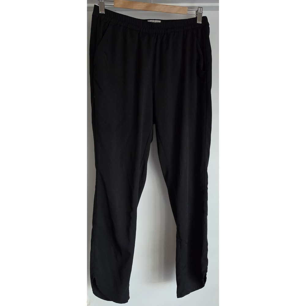 Marine Layer Women's Capri Pants Size M Black Modal Blend 25in Inseam